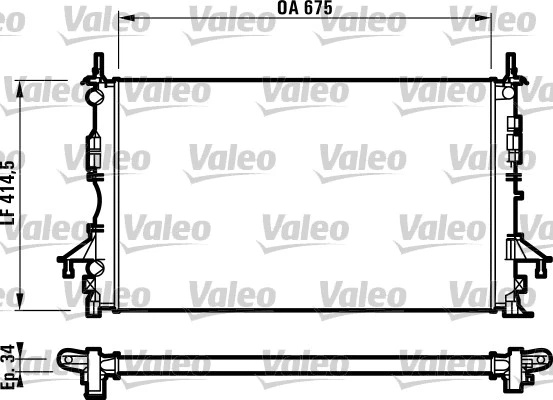 Radiator, engine cooling (732828)