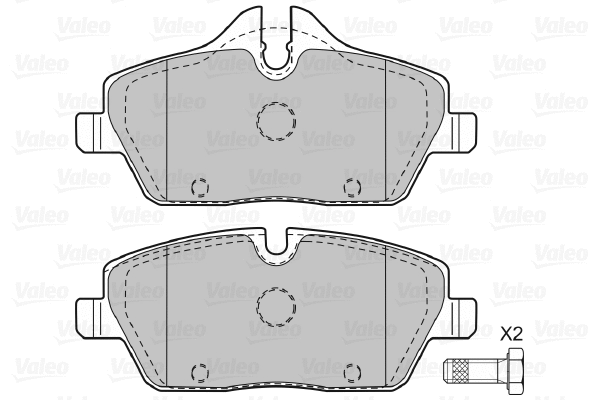 Brake Pad Set, disc brake (598699)