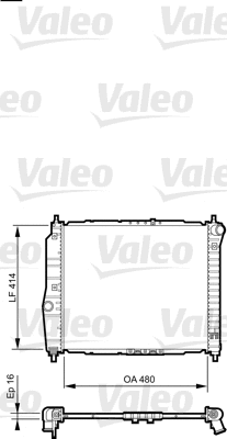Radiator, engine cooling (735157)