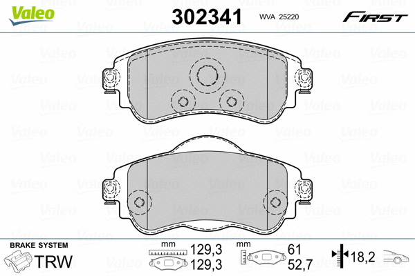 Brake Pad Set, disc brake