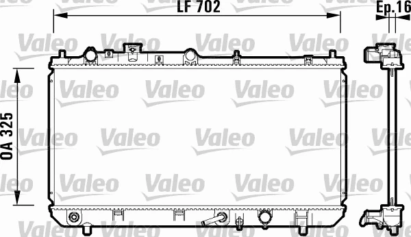 Radiator, engine cooling (734124)