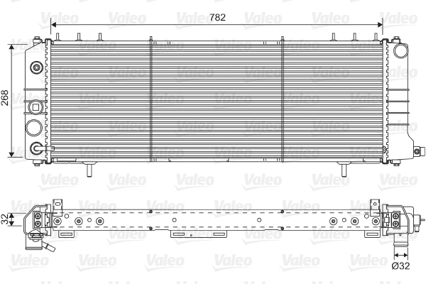 Radiator, engine cooling (701574)