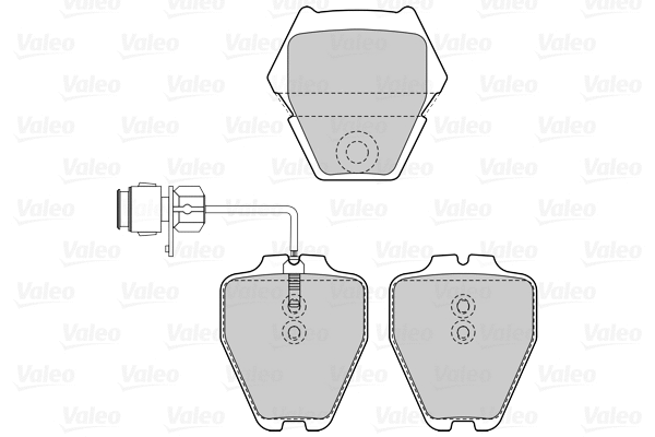 Brake Pad Set, disc brake (601527)