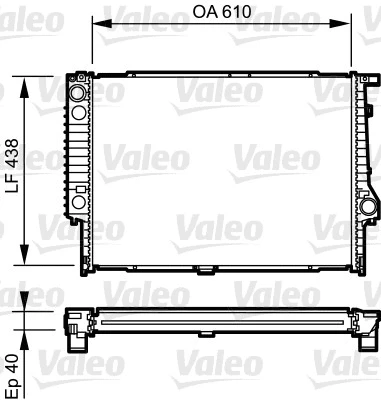 Radiator, engine cooling (734615)