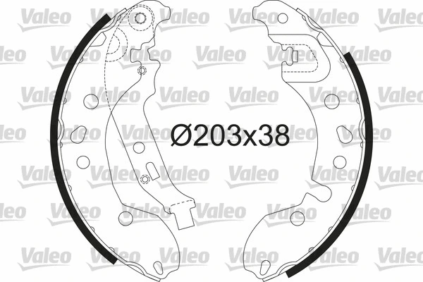 Brake Shoe Set (564209)