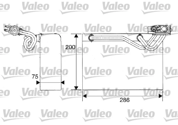Evaporator, air conditioning (817278)