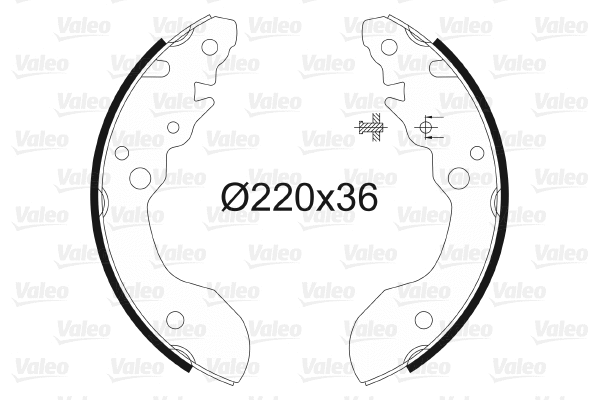 Brake Shoe Set (562755)