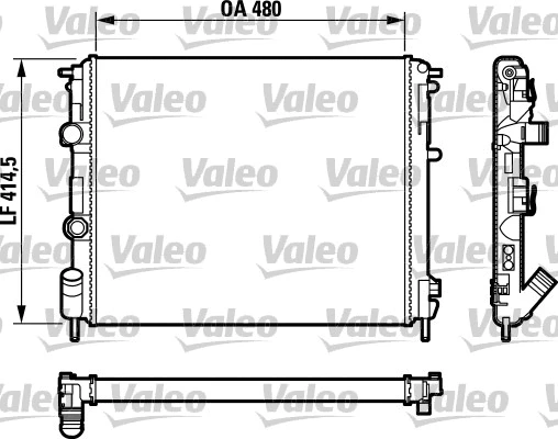 Radiator, engine cooling (732761)
