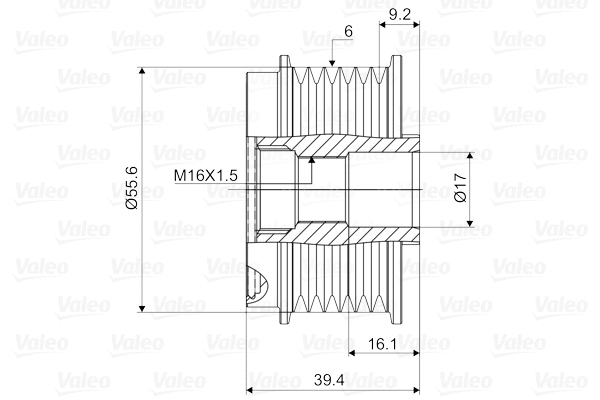 Alternator Freewheel Clutch