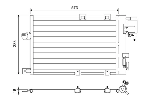 Condenser, air conditioning (817505)