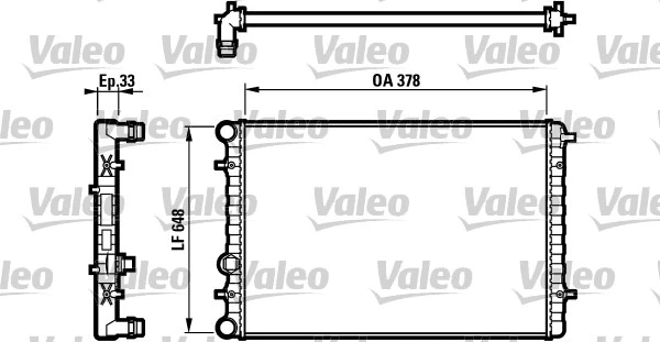 Radiator, engine cooling (732112)