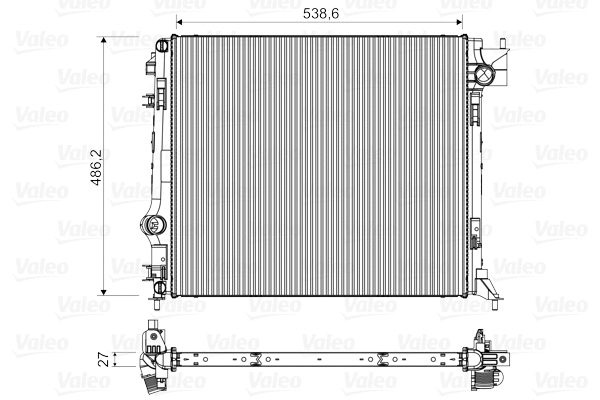 Radiator, engine cooling (701516)
