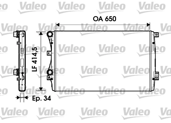 Radiator, engine cooling (732872)