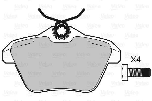 Brake Pad Set, disc brake (598581)