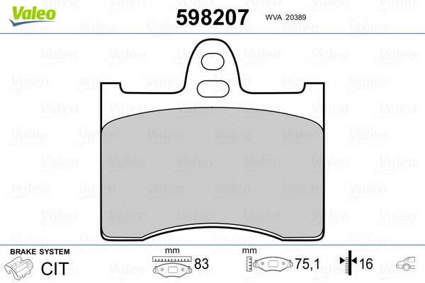Brake Pad Set, disc brake