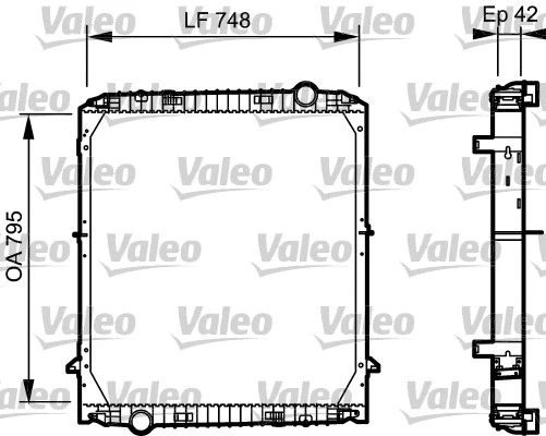 Radiator, engine cooling (733486)