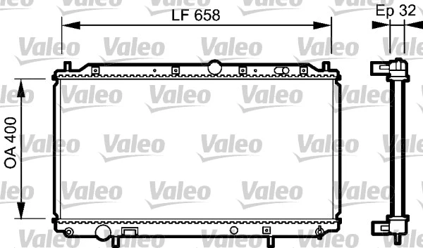 Radiator, engine cooling (732526)