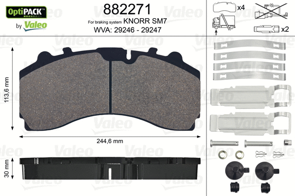 Brake Pad Set, disc brake