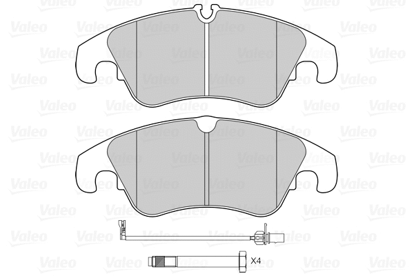 Brake Pad Set, disc brake (601342)