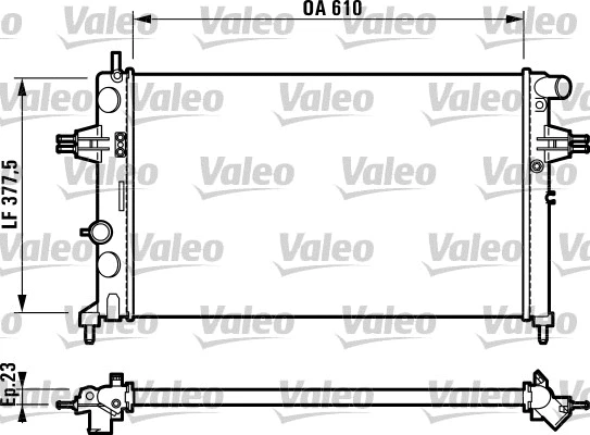 Radiator, engine cooling (732729)