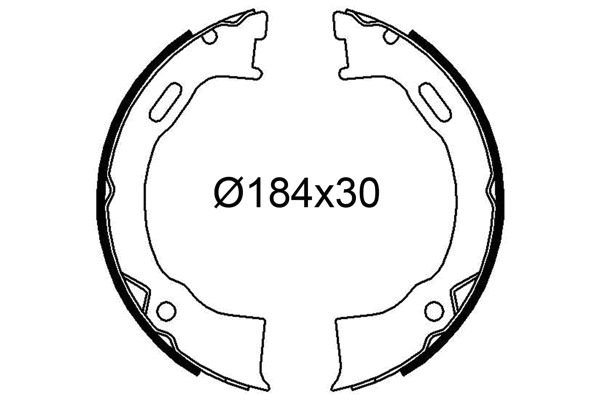 Brake Shoe Set (564299)