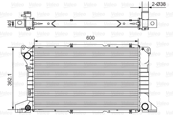 Radiator, engine cooling (731782)