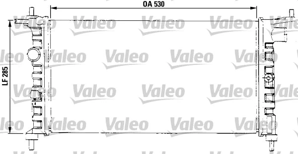 Radiator, engine cooling (731013)