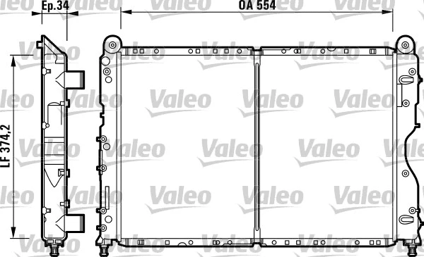 Radiator, engine cooling (732690)