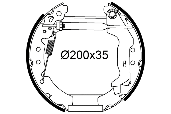 Brake Shoe Set (554958)