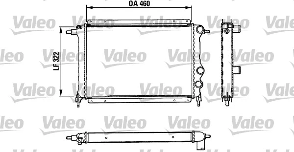 Radiator, engine cooling (883851)