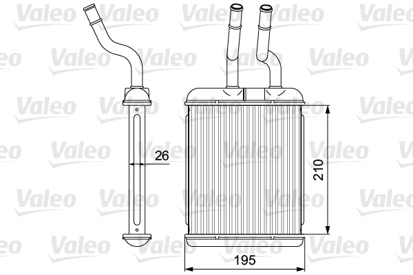 Heat Exchanger, interior heating (812279)