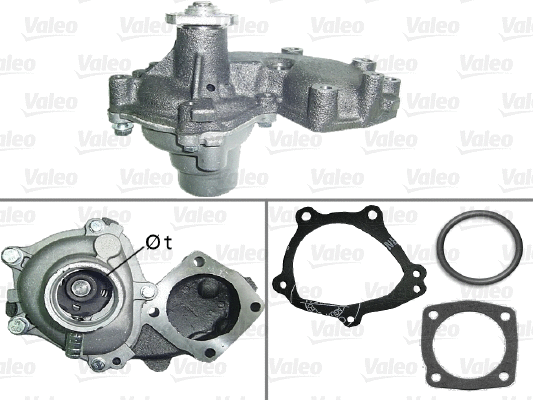 Water Pump, engine cooling (506559)