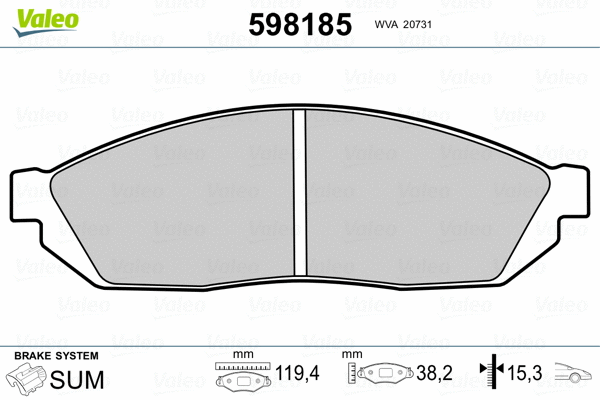 Brake Pad Set, disc brake