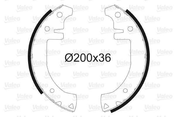 Brake Shoe Set (562763)