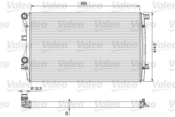 Radiator, engine cooling (232872)