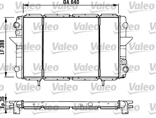 Radiator, engine cooling (730940)