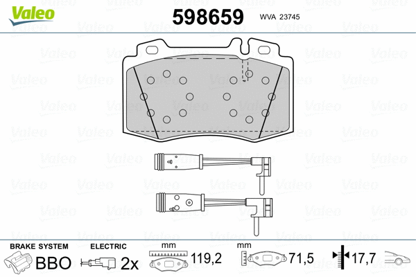 Brake Pad Set, disc brake