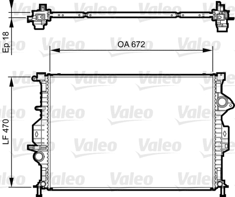 Radiator, engine cooling (735373)
