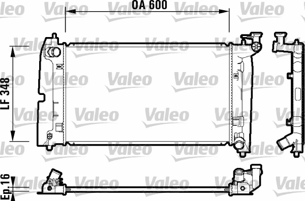 Radiator, engine cooling (734199)