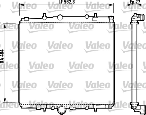 Radiator, engine cooling (732880)