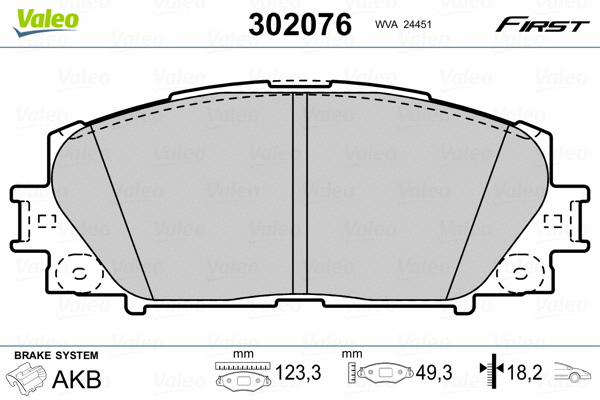 Brake Pad Set, disc brake