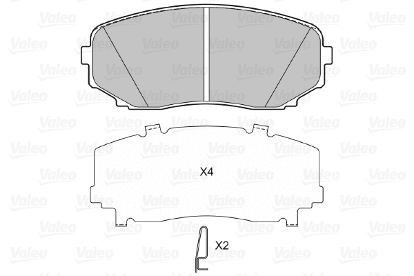 Brake Pad Set, disc brake (601335)