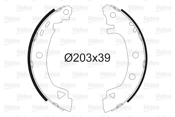 Brake Shoe Set (562514)