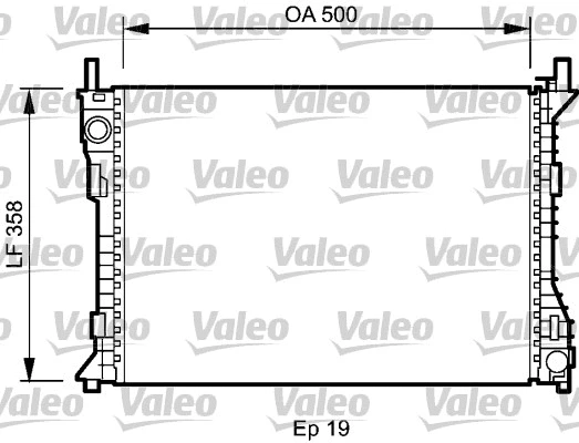 Radiator, engine cooling (735045)