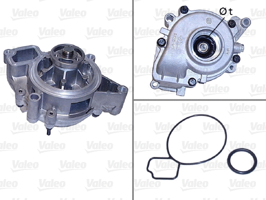 Water Pump, engine cooling (506839)