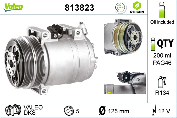 Compressor, air conditioning (813823)