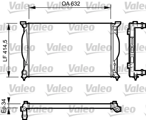 Radiator, engine cooling (732963)