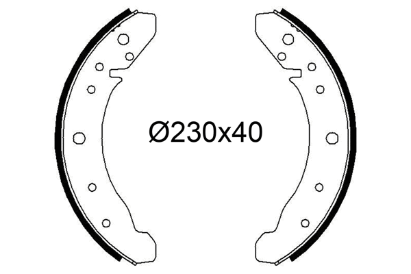 Brake Shoe Set (564265)