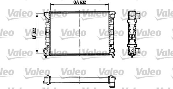 Radiator, engine cooling (883871)