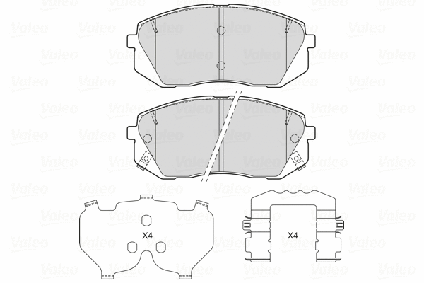 Brake Pad Set, disc brake (601720)